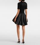 Мини-платье Kenz из тафты с оборками Simkhai, черный - фото 3