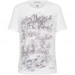 DIOR Обычная футболка женская белая - фото