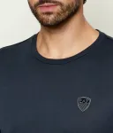 Лонгслив regular fit Ea7, темно-синий - фото 4