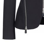 Куртка на молнии из крепа PINKO, черная - фото 5