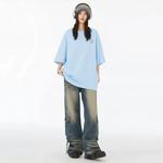 Футболка унисекс Jeanswest, светло-голубой - фото 24