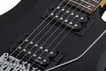 Электрогитара Schecter C-6 Deluxe с тремоло Floyd Rose, сатиново-черная - фото 15