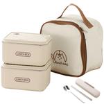 Термоланчбокс, beige KAWASIMAYA, фиолетовый - фото 7