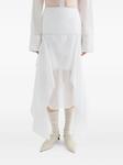 Jil Sander юбка миди, белый - фото 3