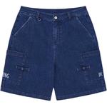 Джинсовые шорты унисекс деним блю CLOT, синий - фото