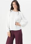 Блуза VILA VIMAY O-NECK, Snow White/White - фото 5