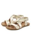 Сандалии LASCANA, золотой - фото