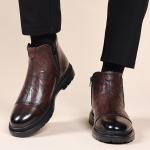 Ботинки мужские Yedani, цвет Brown Fleece-lined - фото 13