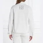 Укороченная джинсовая куртка Armani Exchange, белый - фото 3