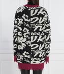 Свитер Versace Jeans Couture relaxed fit, черный - фото 4