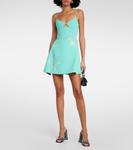 Мини-платье, украшенное кристаллами David Koma, мультиколор - фото 2