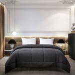 Двустороннее одеяло Royal Majesty, черный - фото