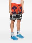 Alanui шорты-бермуды Icon, красный - фото 3