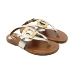 Кожаные сандалии See by Chloé, золотой - фото 2