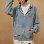 Толстовка унисекс джинсовая синяя New Era, синий - фото 4