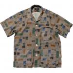 Плюсовая короткая пляжная рубашка Beams, Light Umber - фото