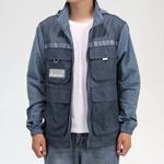 Куртка Air Jordan 23 Engineered Zipper Cardigan Jacket Dark Blue, синий - фото 2