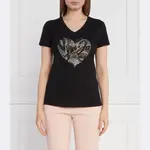 Футболка стандартного кроя Liu Jo, черный - фото