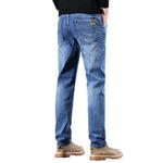 Джинсы мужские Jeep, сине-серые тонкие - фото 3