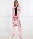 Толстовка женская Juicy Couture Lelu на молнии в стиле ретро, розовый - фото 2