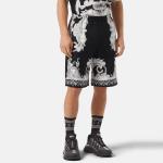 Барокко Шелковые Шорты VERSACE, Черный - фото 5