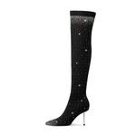 Сапоги женские Haoyasennu, черный - фото 5