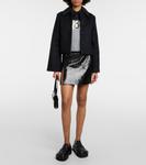 Укороченная куртка из смесовой шерсти Proenza Schouler, черный - фото 2