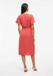 Платье VILA VILOVIE WRAP DRESS, Red - фото 3