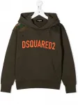 Худи с логотипом DSQUARED2 KIDS, зеленый - фото