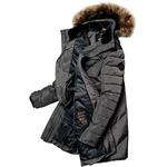 Mantel wmn quilted prk d Stoy, серый - фото 3