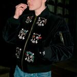 Куртка Supreme Clayton Patterson Skulls, желтый - фото 10