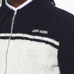 Кашемировый свитер женский белый Miu Miu - фото 5