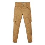 Брюки Name It Bamgo Regular Fitted Twill, коричневый - фото 3