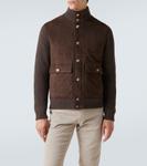 Замшевый блузон Brunello Cucinelli, Cyu72 - фото 3