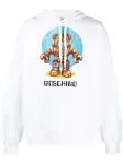 Худи с принтом Teddy Bear Moschino, белый - фото