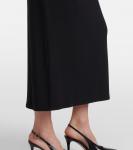 Платье миди без рукавов Vince, черный - фото 5