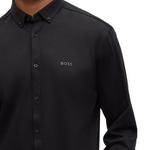 Футболка мужская черная HUGO BOSS - фото 6