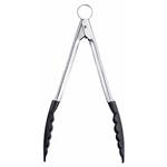 Силиконовые щипцы для сервировки , 24 см Cuisipro, Silberfarben/schwarz - фото