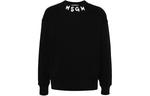 Свитшот с принтом логотипа MSGM, черный - фото 3