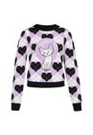 Джемпер myMo ROCKS Jumper, Black Lilac/Black - фото 5