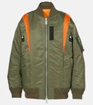 Твиловый блузон Sacai, Khaki - фото