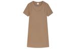 Женское платье с коротким рукавом Champion, хаки - фото 4