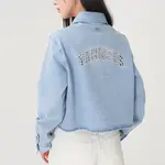 MLB Рубашка New York Yankees женская light blue - фото 4