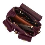 Рюкзак Hadley Refined Pebble Grain Leather With Smooth Leather Medium Women's Dark Burgundy COACH - фото 4