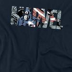 Футболка с окном «Капитан Америка» Marvel, синий - фото 5