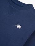 Детский свитшот с маленьким логотипом New Balance, Navy - фото 8