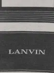 Шарф с логотипом Lanvin, серый - фото 3