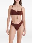 Укороченный топ бикини Abysses ERES, коричневый - фото 3