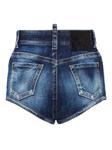 DSQUARED2 джинсовые шорты с эффектом потертости, синий - фото 2
