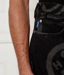 Джинсы Hugo Blue Nate с узором, черный - фото 4